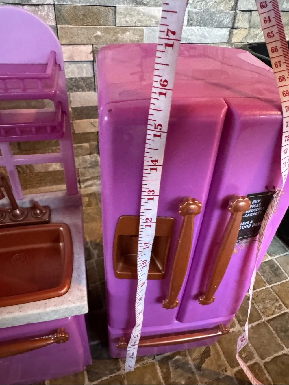 Our generation Play Kitchen Set with Refrigerator